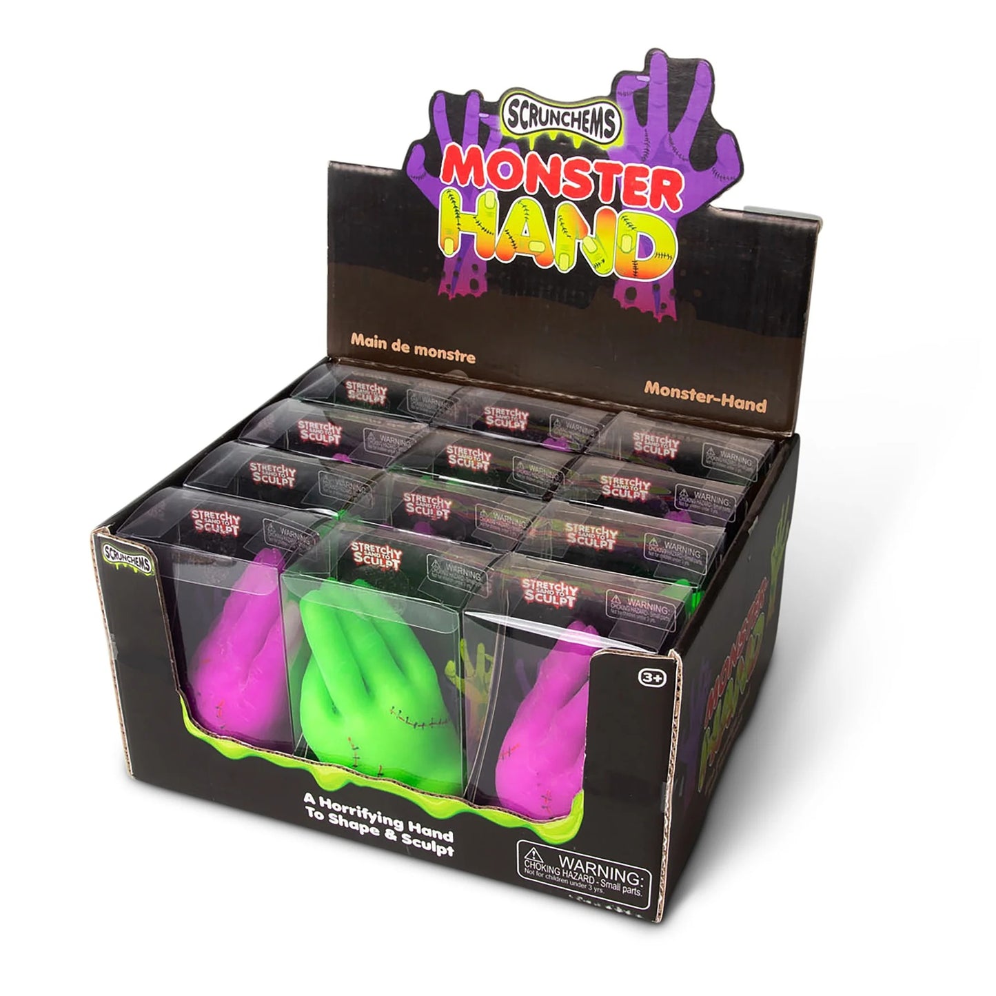 Scrunchems Monster Hand - Stretchy, Squishy, Sand Filled Halloween Sensory Toy