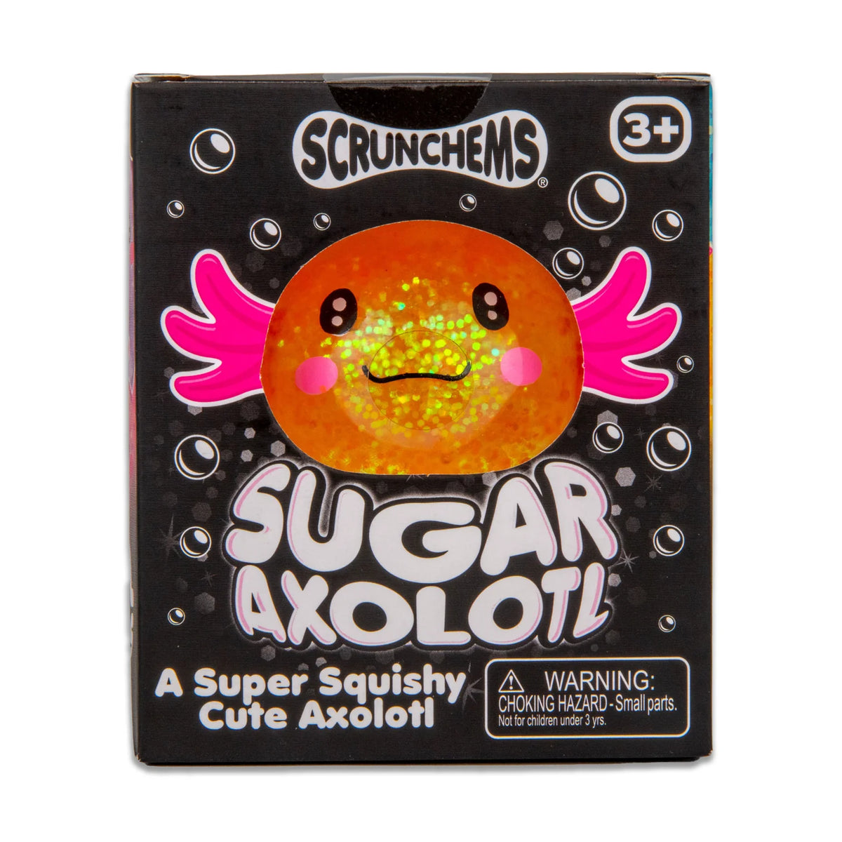Scrunchems Sugar Axolotl Squishy Fidget Sensory Toy – Soft Squeeze Stress Relief