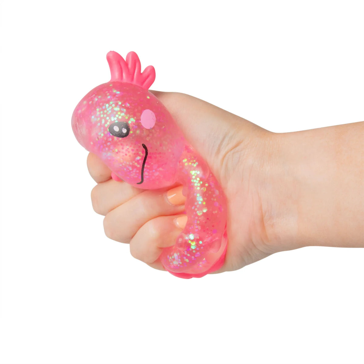 Scrunchems Sugar Axolotl Squishy Fidget Sensory Toy – Soft Squeeze Stress Relief