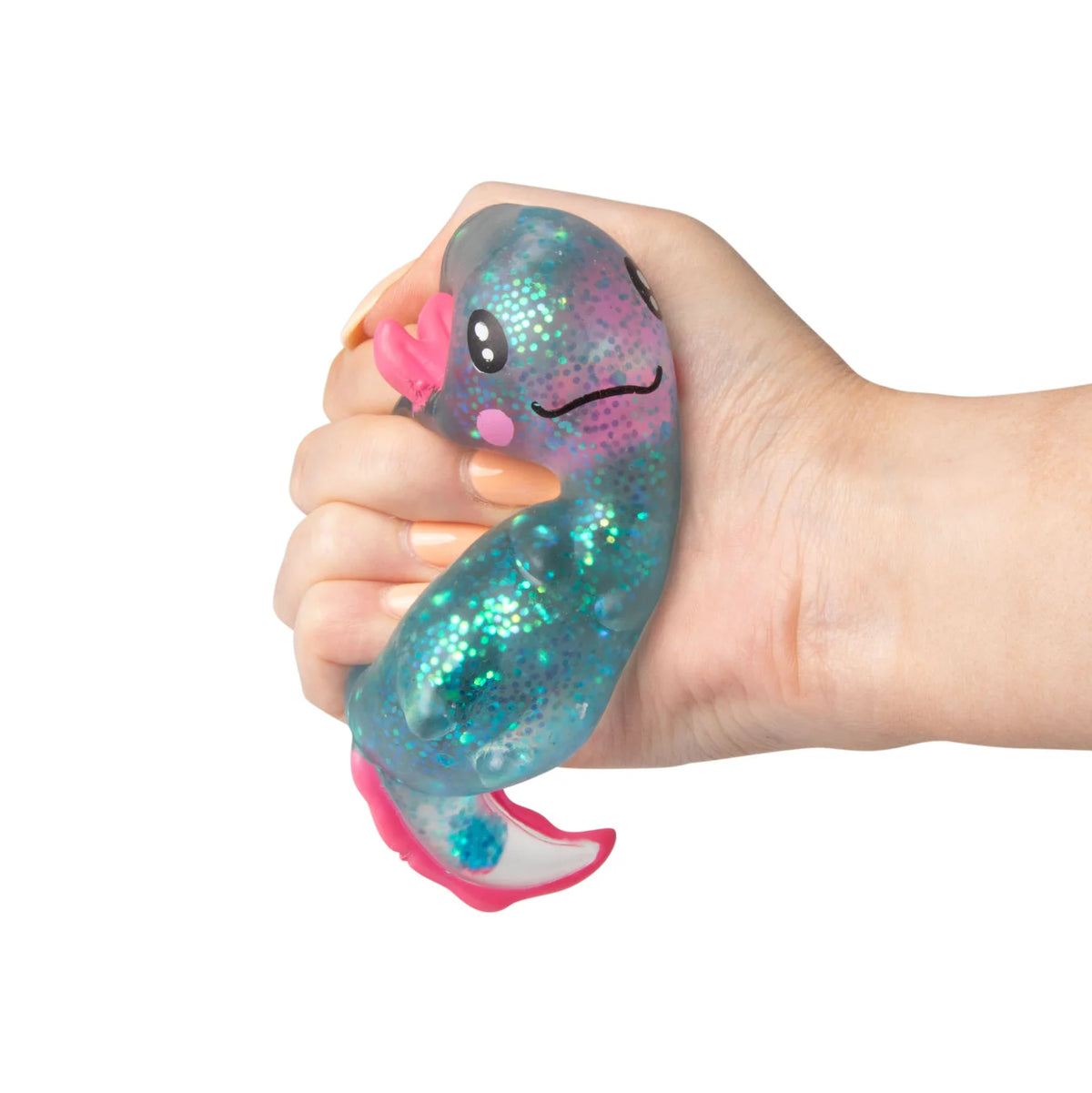 Scrunchems Sugar Axolotl Squishy Fidget Sensory Toy – Soft Squeeze Stress Relief