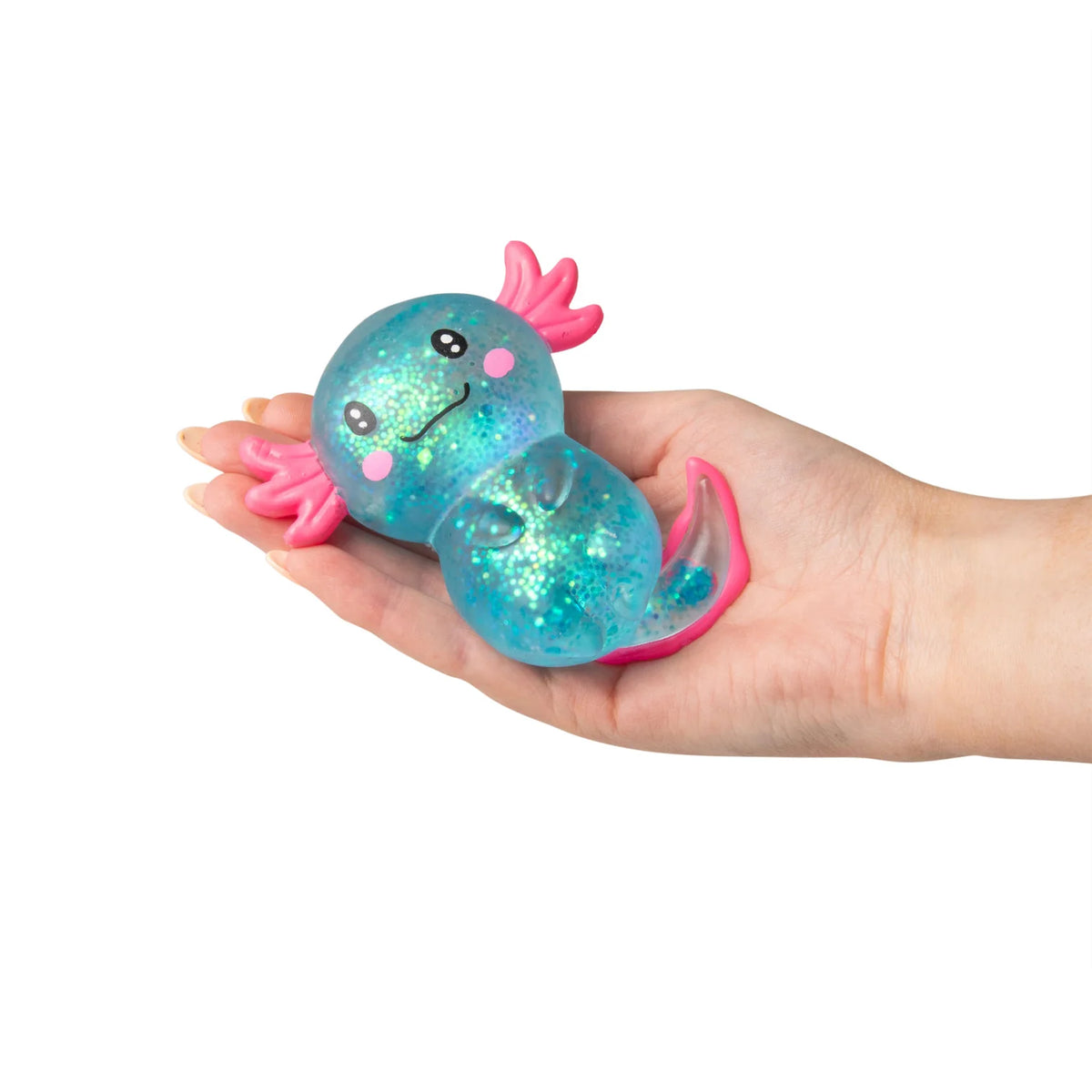 Scrunchems Sugar Axolotl Squishy Fidget Sensory Toy – Soft Squeeze Stress Relief