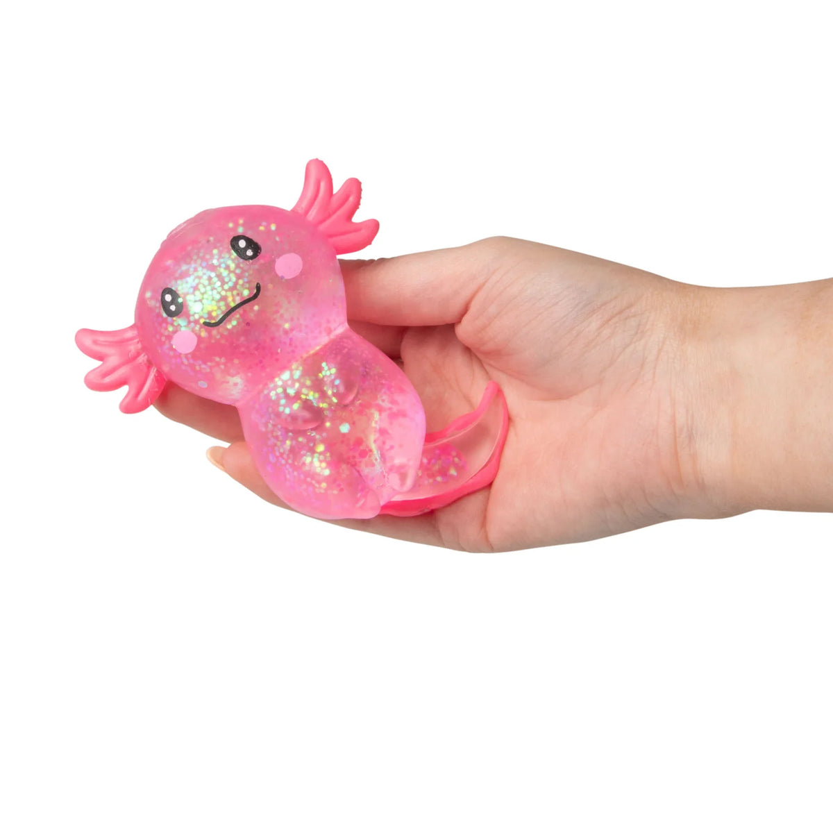 Scrunchems Sugar Axolotl Squishy Fidget Sensory Toy – Soft Squeeze Stress Relief