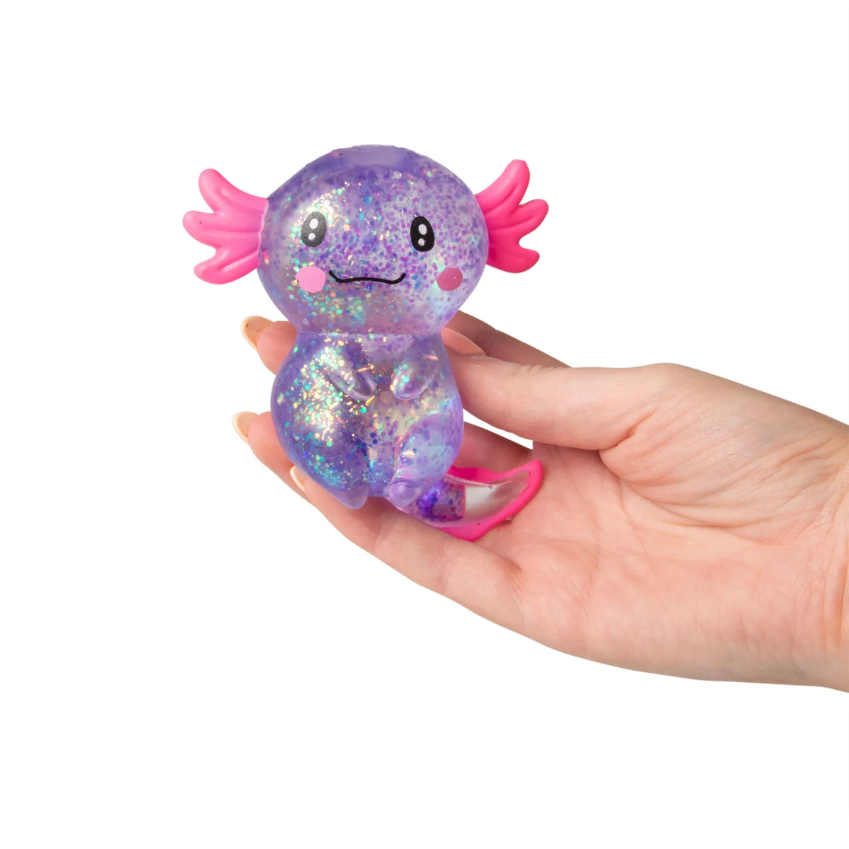 Scrunchems Sugar Axolotl Squishy Fidget Sensory Toy – Soft Squeeze Stress Relief