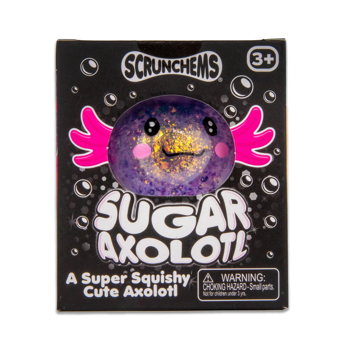 Scrunchems Sugar Axolotl Squishy Fidget Sensory Toy – Soft Squeeze Stress Relief