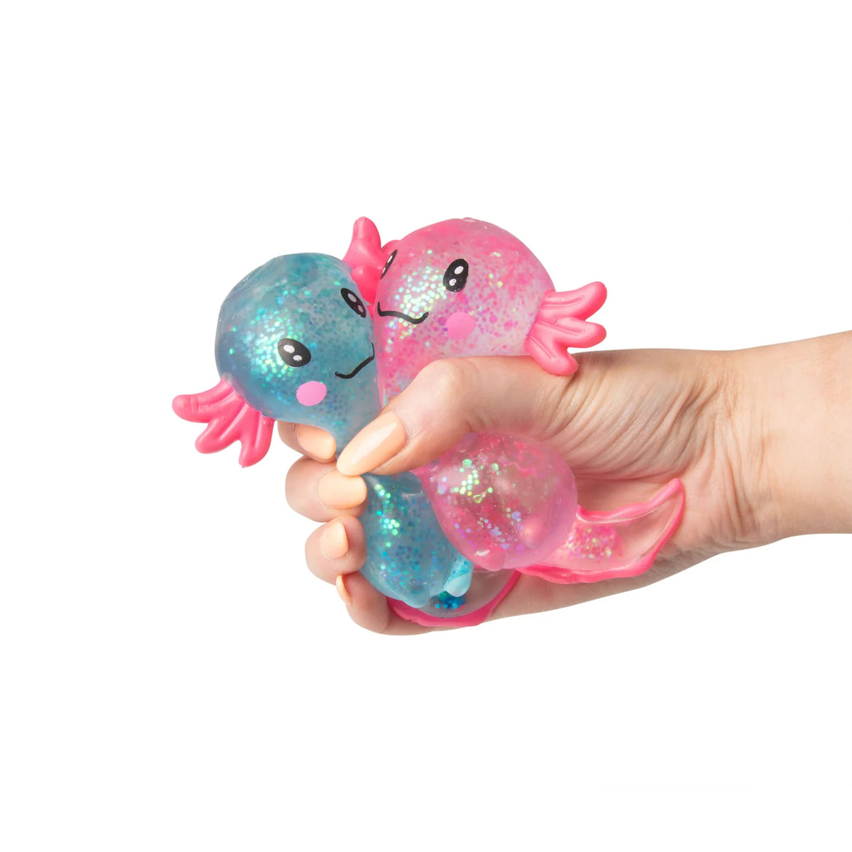 Scrunchems Sugar Axolotl Squishy Fidget Sensory Toy – Soft Squeeze Stress Relief