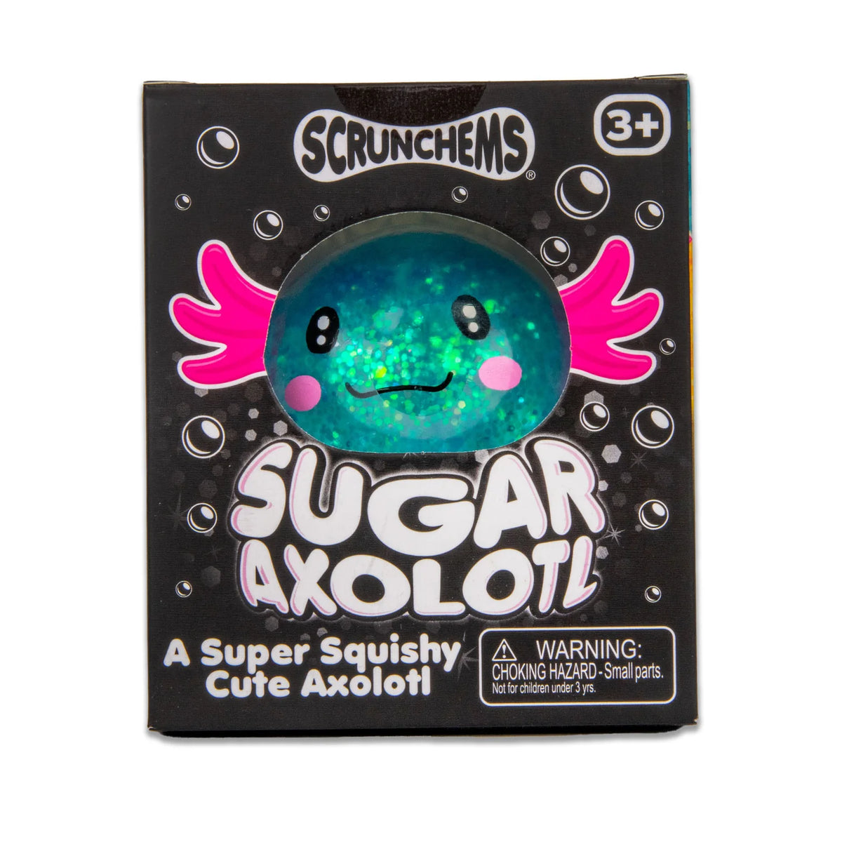 Scrunchems Sugar Axolotl Squishy Fidget Sensory Toy – Soft Squeeze Stress Relief
