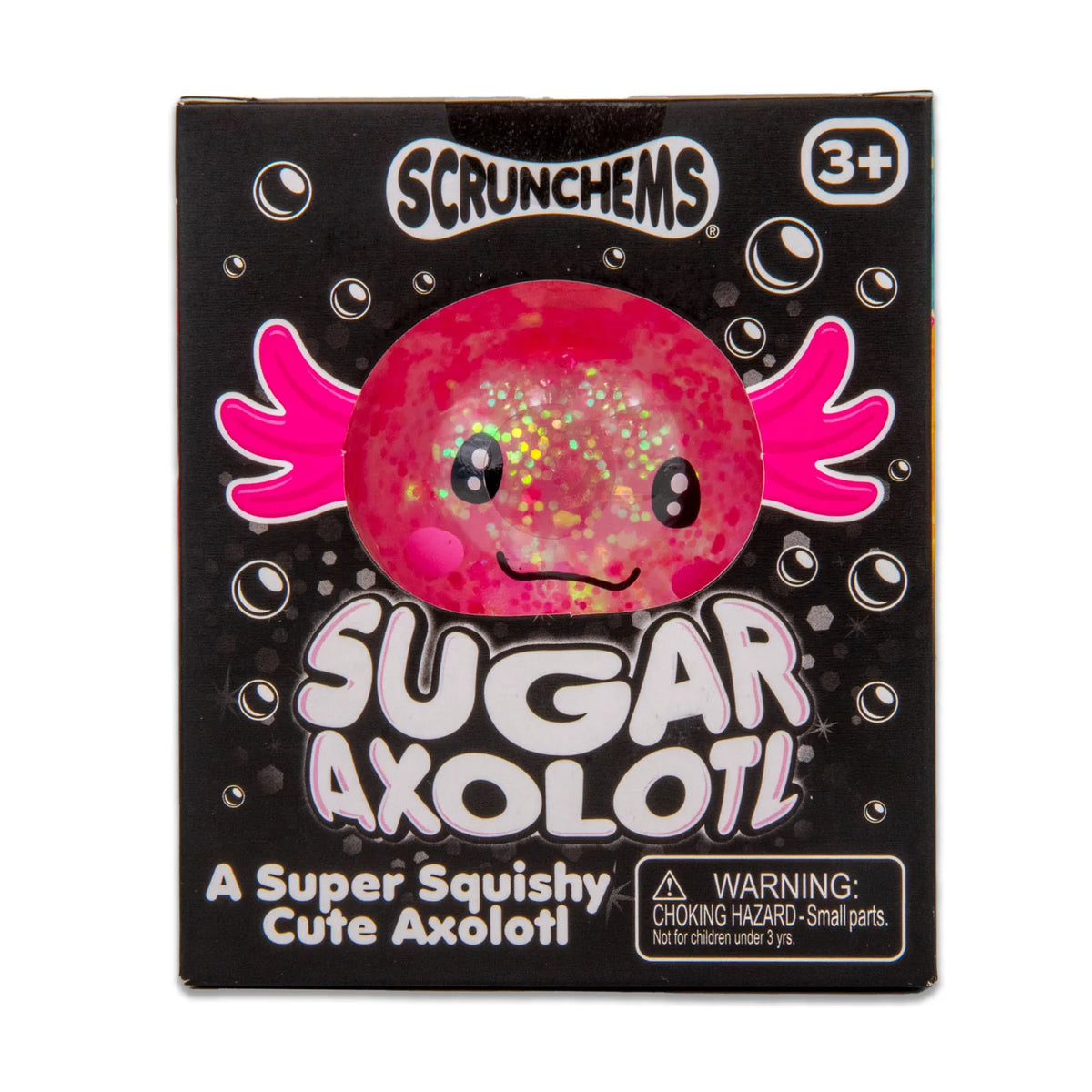 Scrunchems Sugar Axolotl Squishy Fidget Sensory Toy – Soft Squeeze Stress Relief