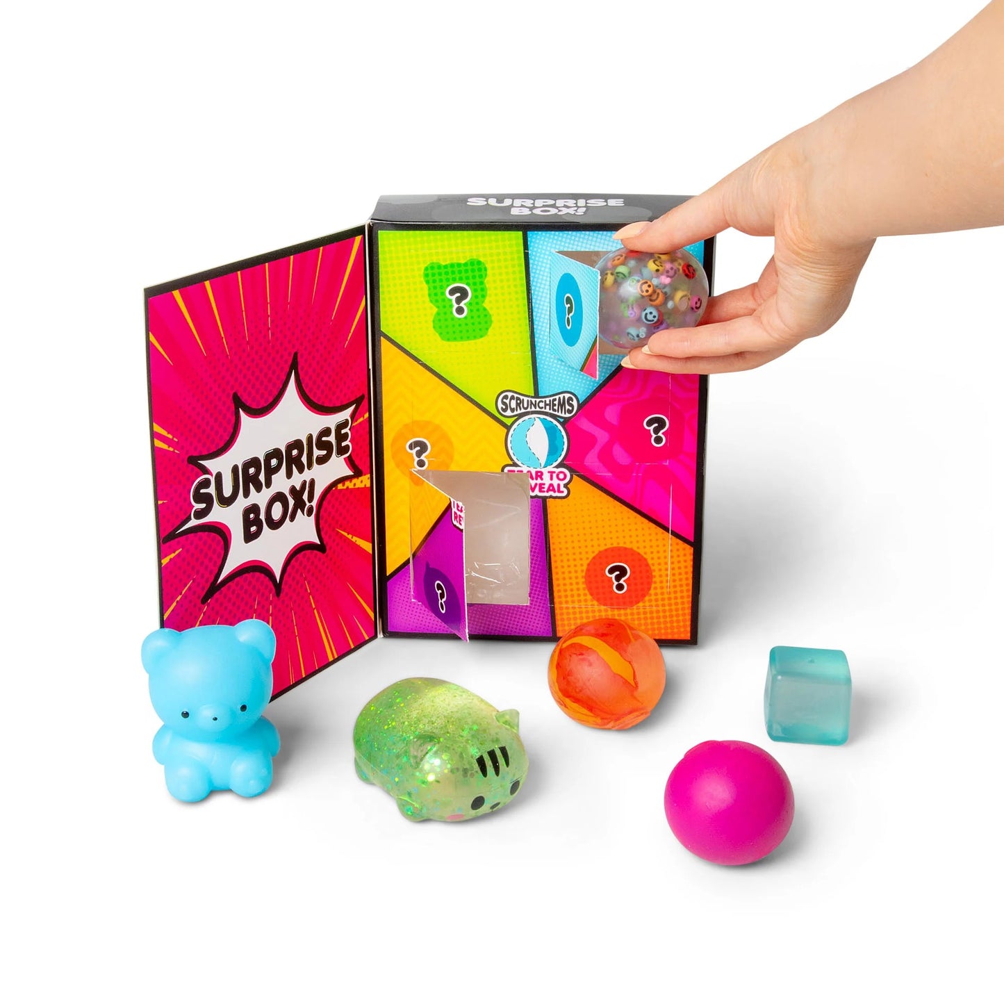 Scrunchems Mystery Squishy Surprise Box - 6 Sensory Surprises