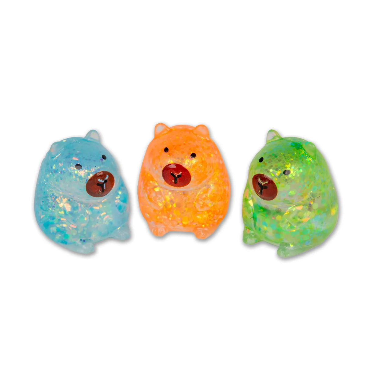 Scrunchems Mini Sugar Capybaras 3PK – Squishy Gel Fidget Sensory Toys