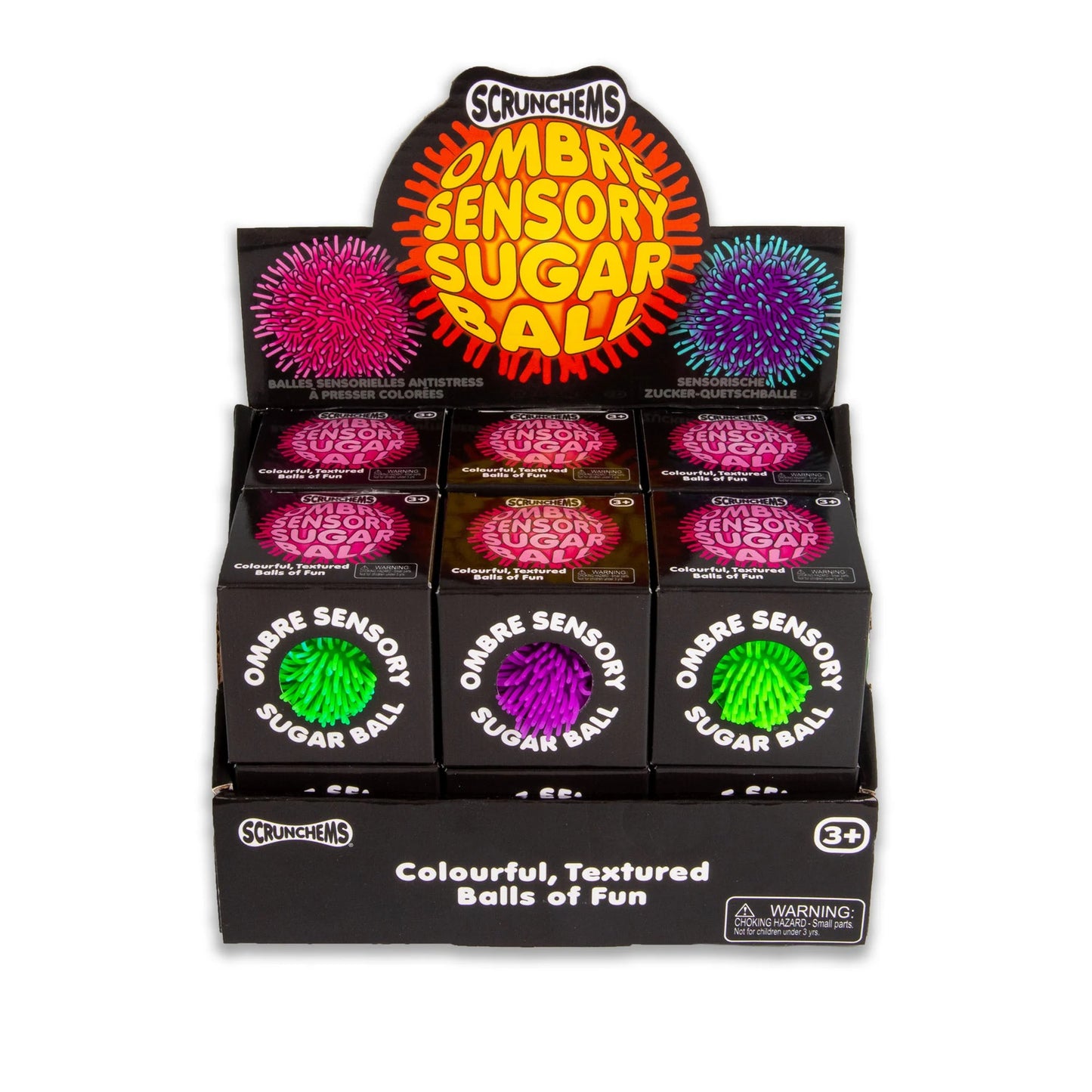 Scrunchems Ombre Sensory Sugar Ball - Slow Rise