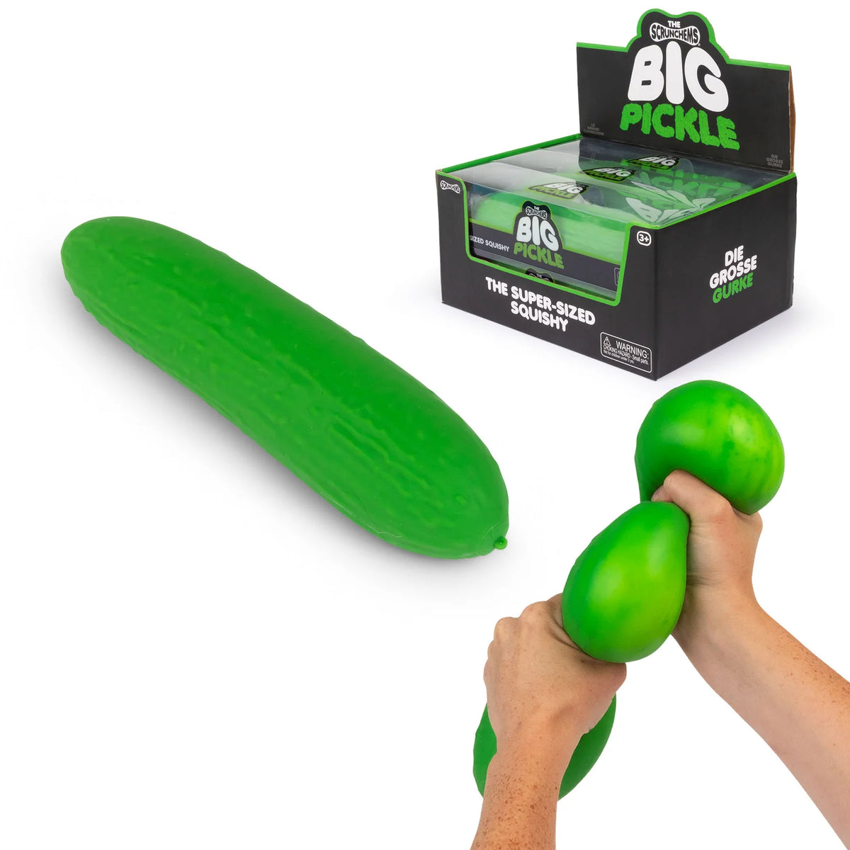 SCRUNCHEMS The Big Pickle – Giant Green Squishy Toy