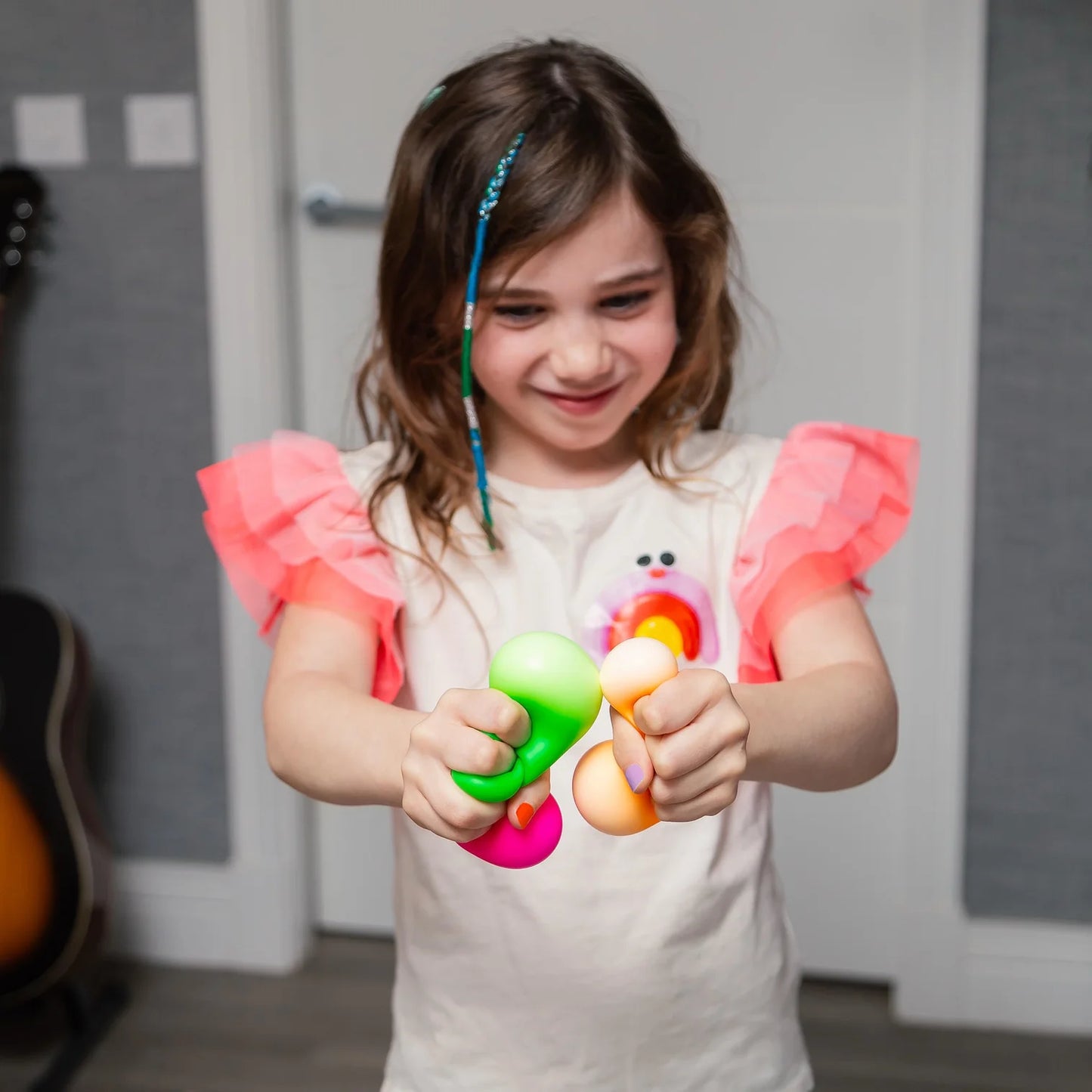 Scrunchems Mini Neon Squish Balls 3 Pack – Squishy Fidget Sensory Toys