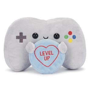Swizzels Love Hearts Plush 7" Soft Toys Gifts - Bunny Easter, Bacon & Egg, Best-Tea Bestie, Cloud, Flowers Plant, Bee, Game Control Gamer, Mum Lemon, Fries, Frog, Valentine's Day, Dinosaur