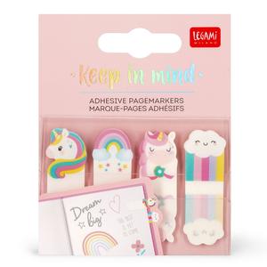 Legami Adhesive Pagemarkers - Keep in Mind - Kitty & Unicorn Designs