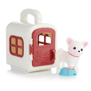 Cute Pets Carry Case Toy Set - Bunny Rabbit, Cat Or Dog