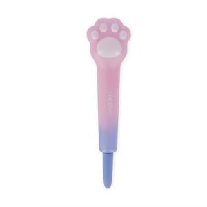 Legami Squishy Gel Pen With Blue Ink - Squeezies - Anti Stress Fidget Sensory - Kitty Cat Paw