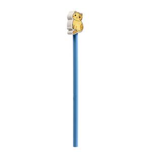 Cute Kitty Cat HB Pencil & Eraser Topper Set