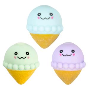 Squishy Ice Cream Sensory Toy Sand Filled Fidget Toys for Autism, ADHD, Stress & Anxiety