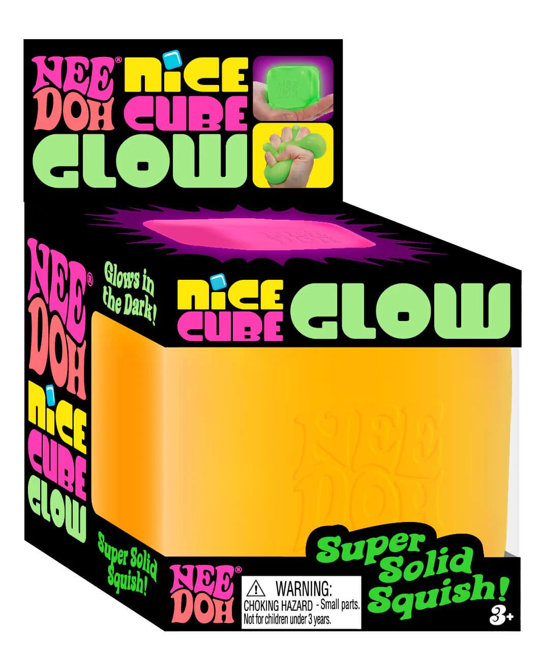 NeeDoh Nice Cube Glow In The Dark Sensory Fidget Toy