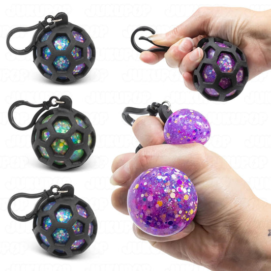 Scrunchems Fusion Squishball Keychain Sensory Fidget Toy