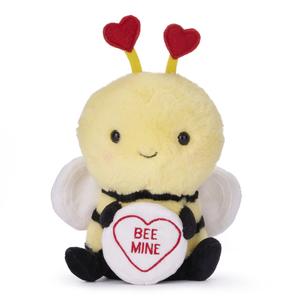 Swizzels Love Hearts Plush 7" Soft Toys Gifts - Bunny Easter, Bacon & Egg, Best-Tea Bestie, Cloud, Flowers Plant, Bee, Game Control Gamer, Mum Lemon, Fries, Frog, Valentine's Day, Dinosaur