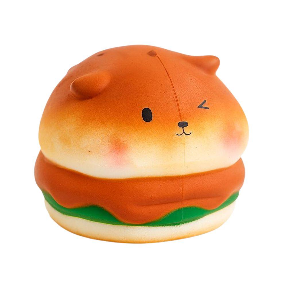 Corgi Burger Squishy Fidget Toy – Soft Sensory Stress Relief Toy for Kids & Adults