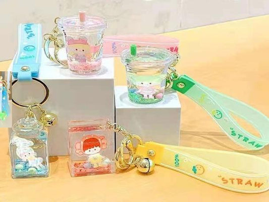 Kenji Bubble Tea Character Sensory Kawaii Keyring