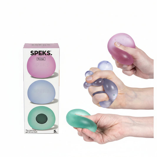 Speks Gump Memory Gel Stress Ball - 3 Pack
