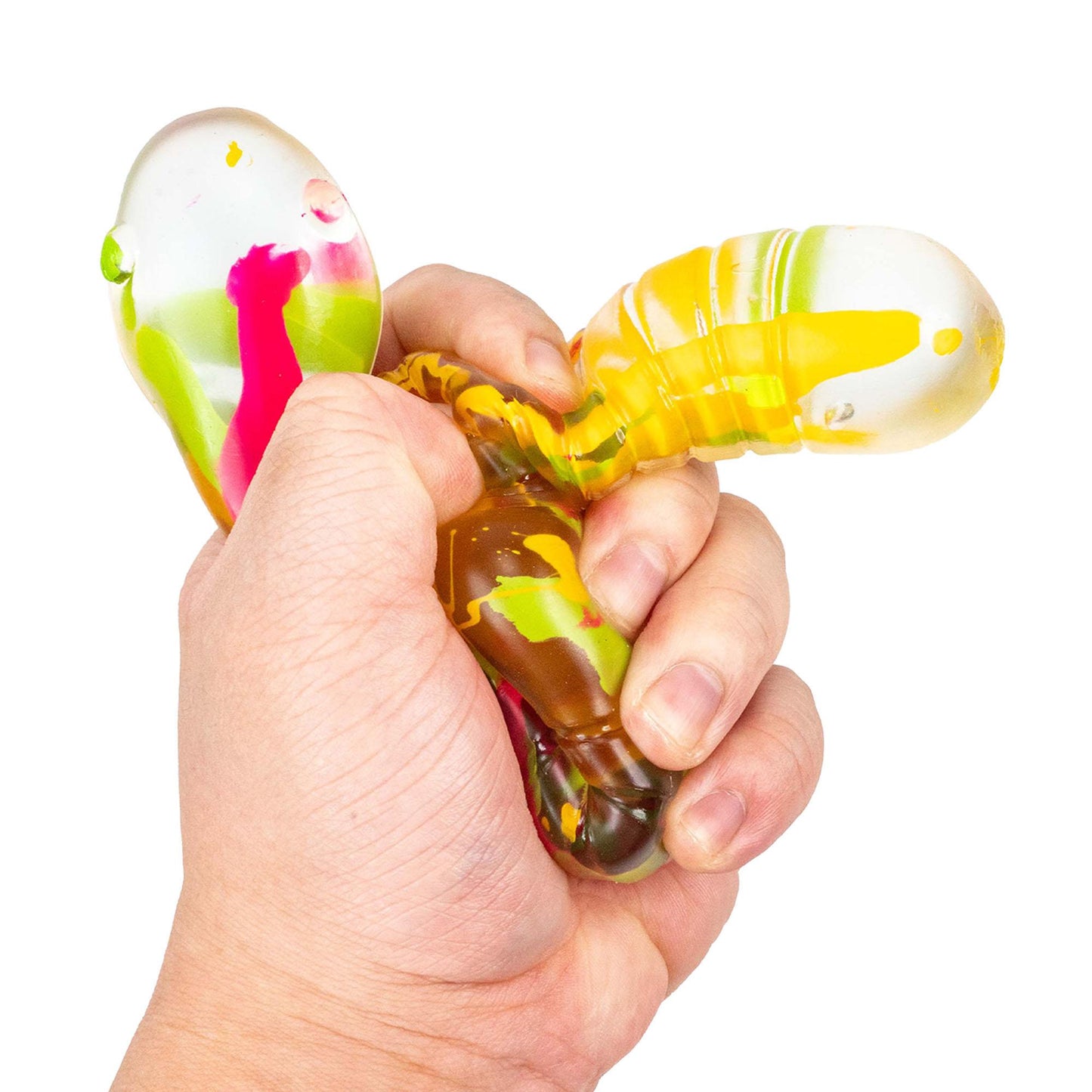 Snake Sugar Ball Translucent Maltose Fidget Toy For Stress Relief, Anxiety, ADHD & Autism - Inkerz Paint