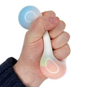 NeeDoh Magic Colour Egg - Rainbow Marble Effect, Non-Toxic Material, 3+ Years, Stress Relief Toy