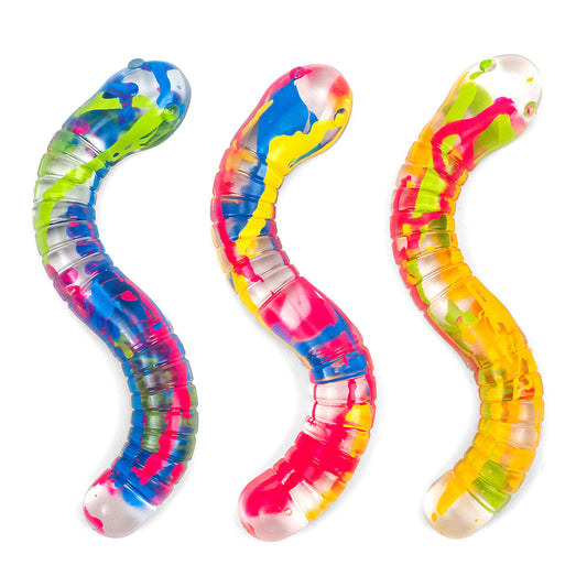 Snake Sugar Ball Translucent Maltose Fidget Toy For Stress Relief, Anxiety, ADHD & Autism - Inkerz Paint