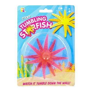Tumbling Starfish Toy, Sticky Fun for Kids - Pink or Blue