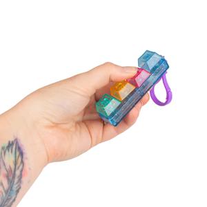 Glitter Clicker Keyboard Keychain Key Chain Key Ring Keyring Sensory Fidget Toy For Stress Relief