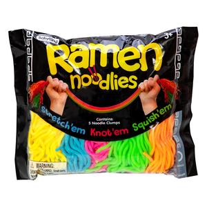 NeeDoh Noodlies Ramen Squishy Fidget Toy - For Stress, Anxiety, ADHD, Autism