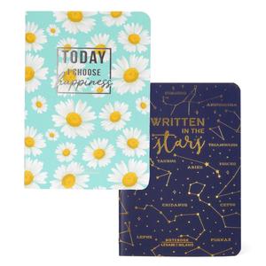 Legami A6 Lined Notebook Notepad Stationery - FSC Certified 100 g/m² White Paper, 80 Lined Pages