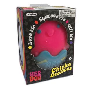 NeeDoh Chicka DeeDoos Anti Stress Squishy Fidget Sensory Toy - Chick in an Easter Egg