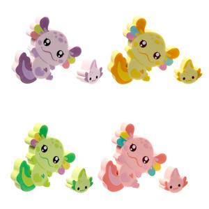 Axolotl Stationery Set - 2 Piece Eraser Set
