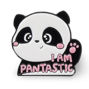 Legami Panda I Am Pantastic Cute Enamel Metal Pin