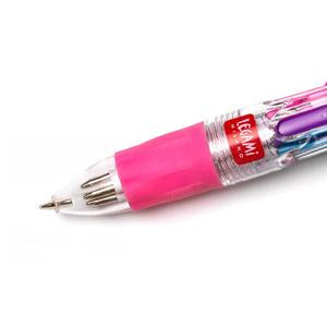 Legami Mini 4-Colour Ballpoint Pen - Dinosaur or Unicorn