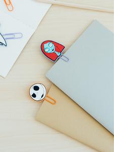 Disney Nightmare Before Christmas Paper Clips With Rubber Toppers