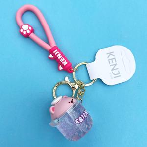 Kenji Mima Tumbler Friend Kawaii Keyring Keychain With Wristband - Collect Them All!