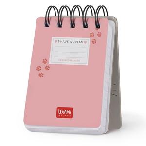 Legami Mini Spiral Notebook - Lined - 7 x 10 cm - Kitty Cat or Tarot Celestial Designs