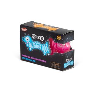 Scrunchems Sugar Sausage Dog Glitter Sensory Fidget Toy For Stress Relief, ADHD & Autism