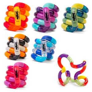 Tangle Sensory Fidget Toy - Classic, Metallic, Textured, Fuzzies, Glow in the Dark, Colour Change, Furry