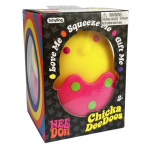 NeeDoh Chicka DeeDoos Anti Stress Squishy Fidget Sensory Toy - Chick in an Easter Egg