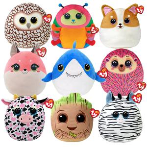 Ty Squishy Beanies Plush Soft Toy Stuffed Animal Pillow Squish-a-Boos Plushies - Gift For Girl or Boy