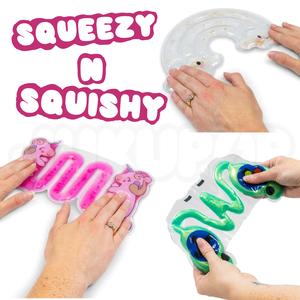 Sensory Liquid Maze Mat Toy - Games Controller, Rainbow & Unicorn - Perfect for Stress, Anxiety, ADHD & Autism