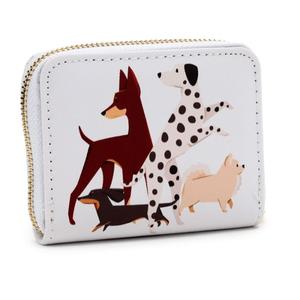 Dog Zip Around Small Wallet Coin Purse