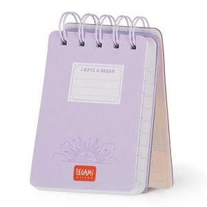 Legami Mini Spiral Notebook - Lined - 7 x 10 cm - Kitty Cat or Tarot Celestial Designs