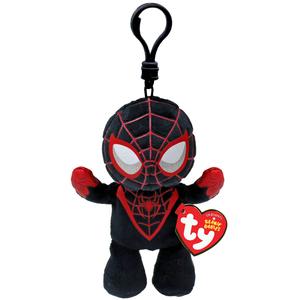 TY Marvel Plush Key Clip Key Ring Keyring - Spiderman, Groot, Iron Man, Rocket, Captain America, Black Panther, Miles Morales - Beanie Babies